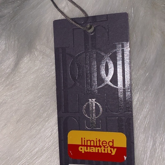 JENNIFER LOPEZ Ice Angel vest long faux fur size M - Picture 9 of 11